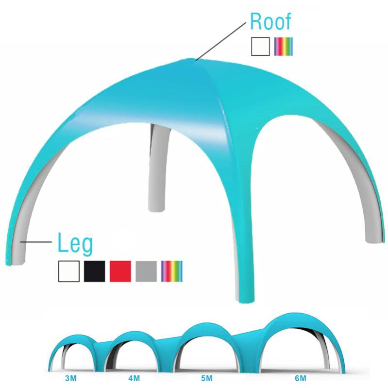 INFLAT X-Tent Farbauswahl